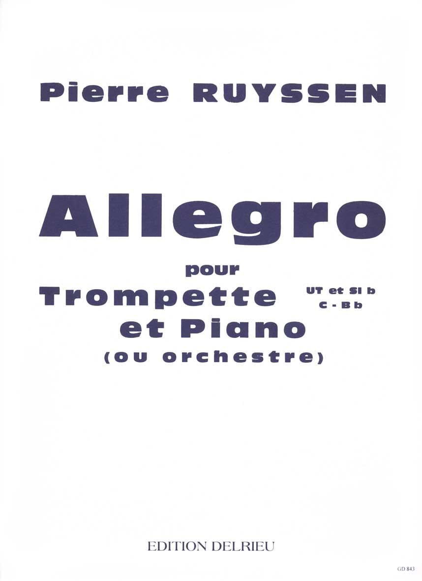 Allegro Pierre Ruyssen Partition Trompette