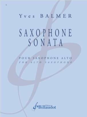 Parcourir les pages Saxophone Sonata - Yves Balmer - Partition - Saxophone