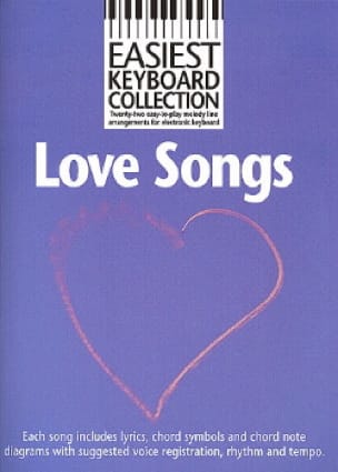 Easiest Keyboard Collection - Love Songs Partition Pop / Rock