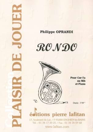 Rondo Philippe Oprandi Partition Cor
