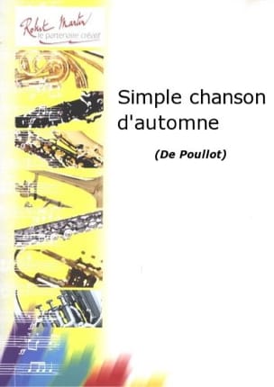 Simple chanson d'automne François Poullot Partition Tuba