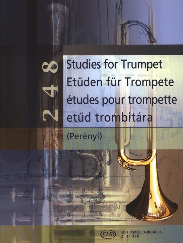 248 Etudes pour Trompette Eva Perenyi Partition Trompette