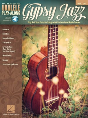 Ukulele Play-Along Volume 39 Gypsy Jazz Partition Jazz