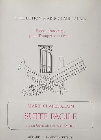 Suite facile Marie-Claire Alain Partition Trompette