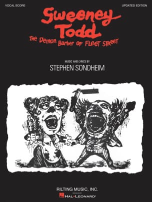 Sweeney Todd - Vocal Score Stephen Sondheim Partition Comédie musicale
