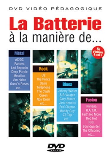 DVD - La Batterie A la Manière De... Patrick Meyronnin Partition