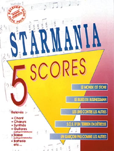 Starmania - 5 Scores - Berger Michel / Plamondon Luc - Partition