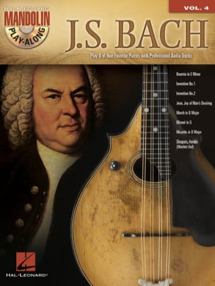 Mandolin Play-Along Volume 4 - J.S. Bach BACH Partition Mandoline
