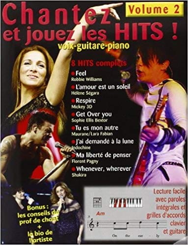 Chantez et jouez les hits! volume 2 Partition Chanson française