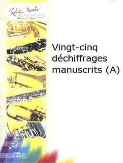 25 Déchiffrages Manuscrits A Julien Porret Partition Trombone