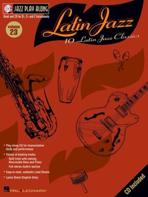 Jazz play-along volume 23 - Latin Jazz Partition Jazz