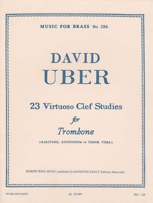 22 Etudes David Uber Partition Tuba