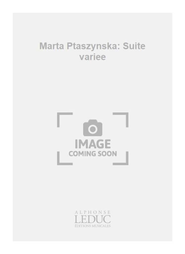 Suite Variée Marta Ptaszynska Partition Ensemble de percussions