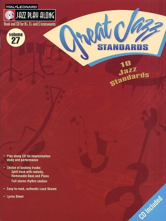 Jazz play-along volume 27 - Great Jazz Standards Partition Jazz