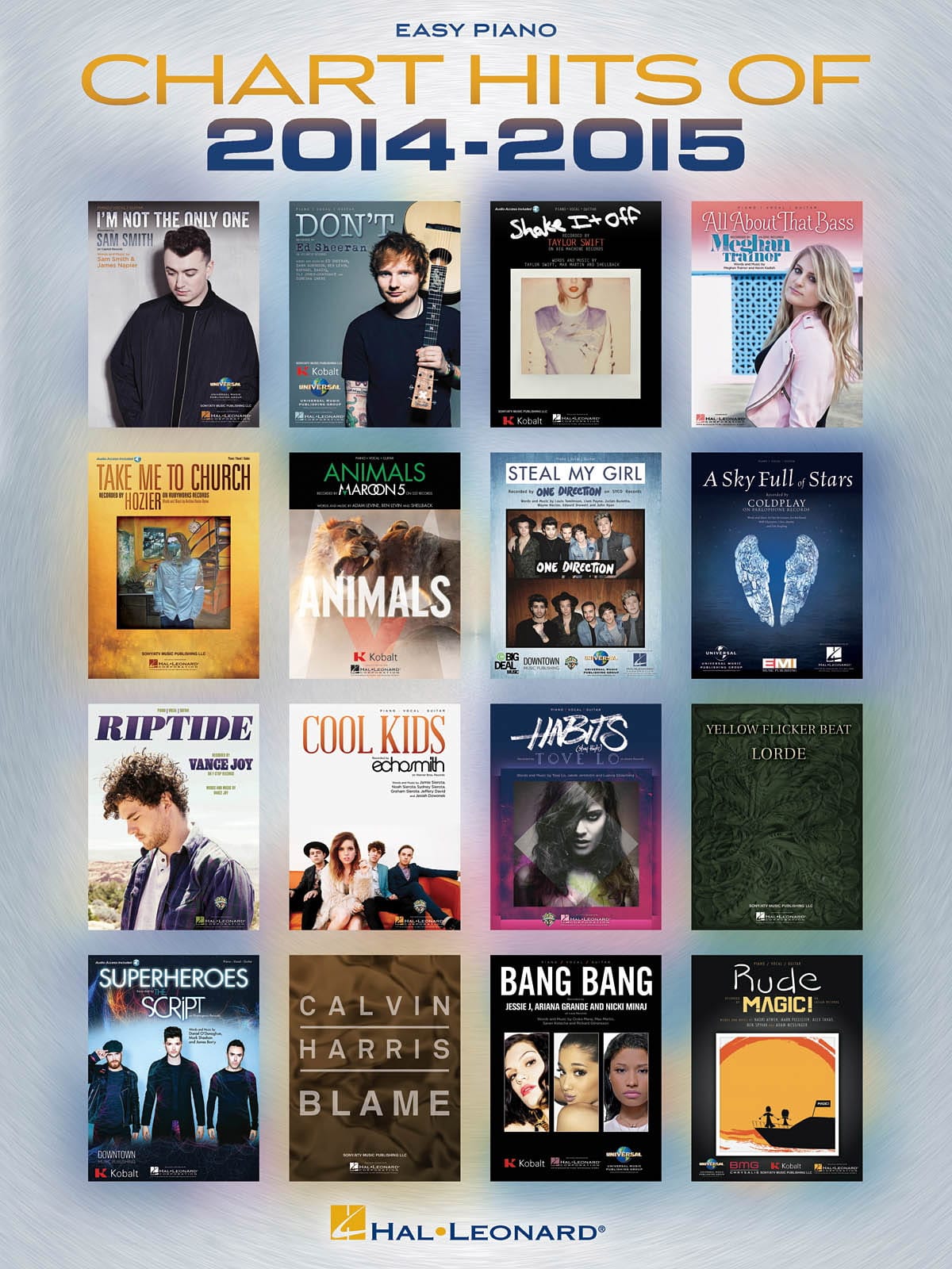 Chart Hits of 2014-2015 - Easy Piano - Partition - Pop / Rock