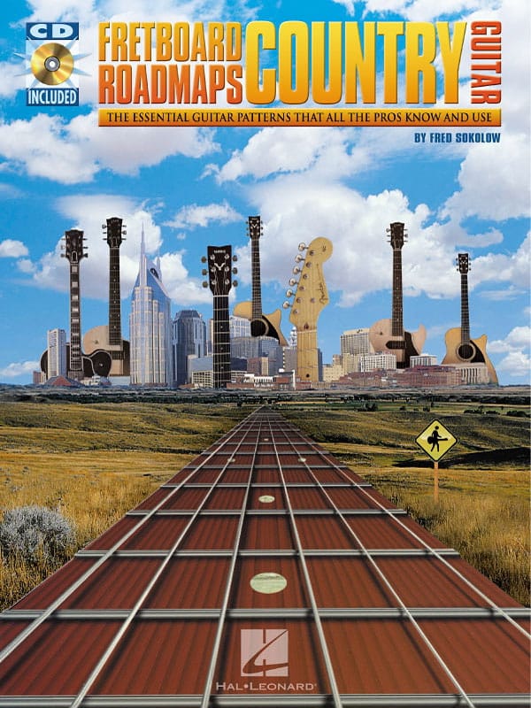 Fretboard Roadmaps Country Guitar Fred Sokolow Partition Guitare