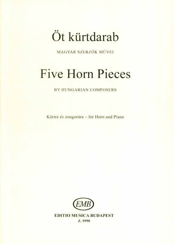 Five Horn Pieces Partition Cor