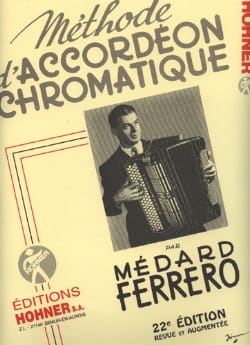 Méthode d'accordéon chromatique - Jaune - Médard Ferrero - Partition