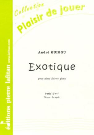 Exotique André Guigou Partition Caisse-claire