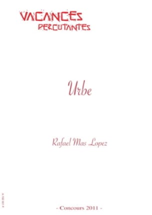 Urbe Rafael Mas Lopez Partition Ensemble de percussions