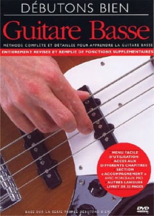 DVD - Débutons Bien Guitare Basse Partition Guitare