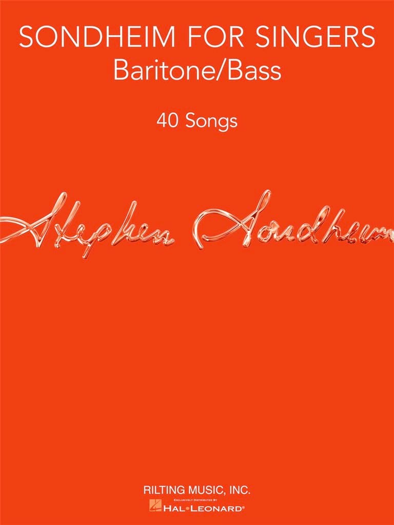 Sondheim for Singers Sondheim Stephen Partition