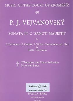 Feuillez l'ouvrage Sonata In C Sancti Mauritii - P.J. Vejvanovsky - Partition - Trompette