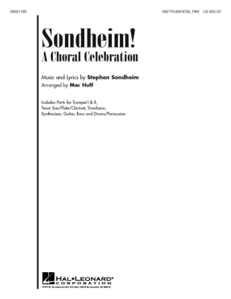 Sondheim! A Choral Celebration (Medley) Sondheim Stephen Partition