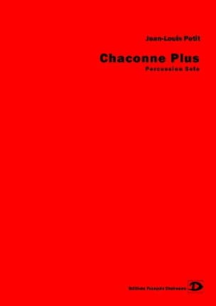 Chaconne Plus Jean-Louis Petit Partition Multi Percussions
