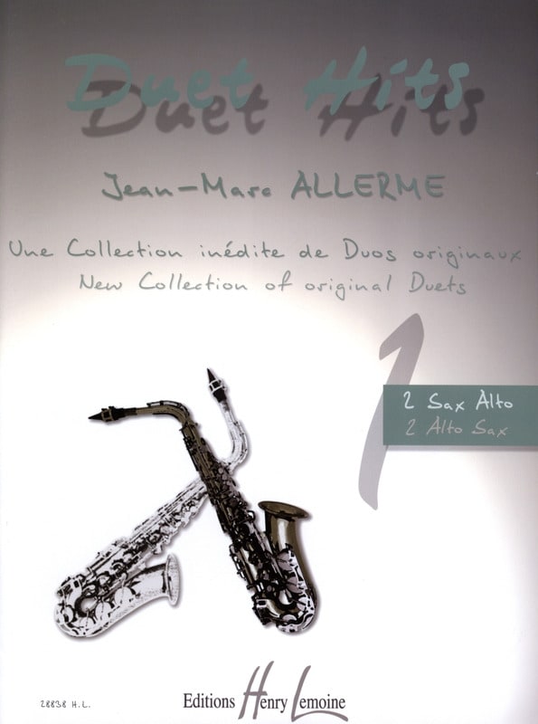 Duet Hits Jean-Marc Allerme Partition Saxophone