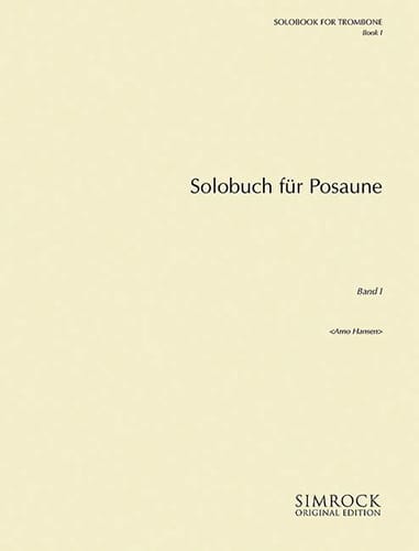Solobook For Trombone Volume 1 Partition Trombone
