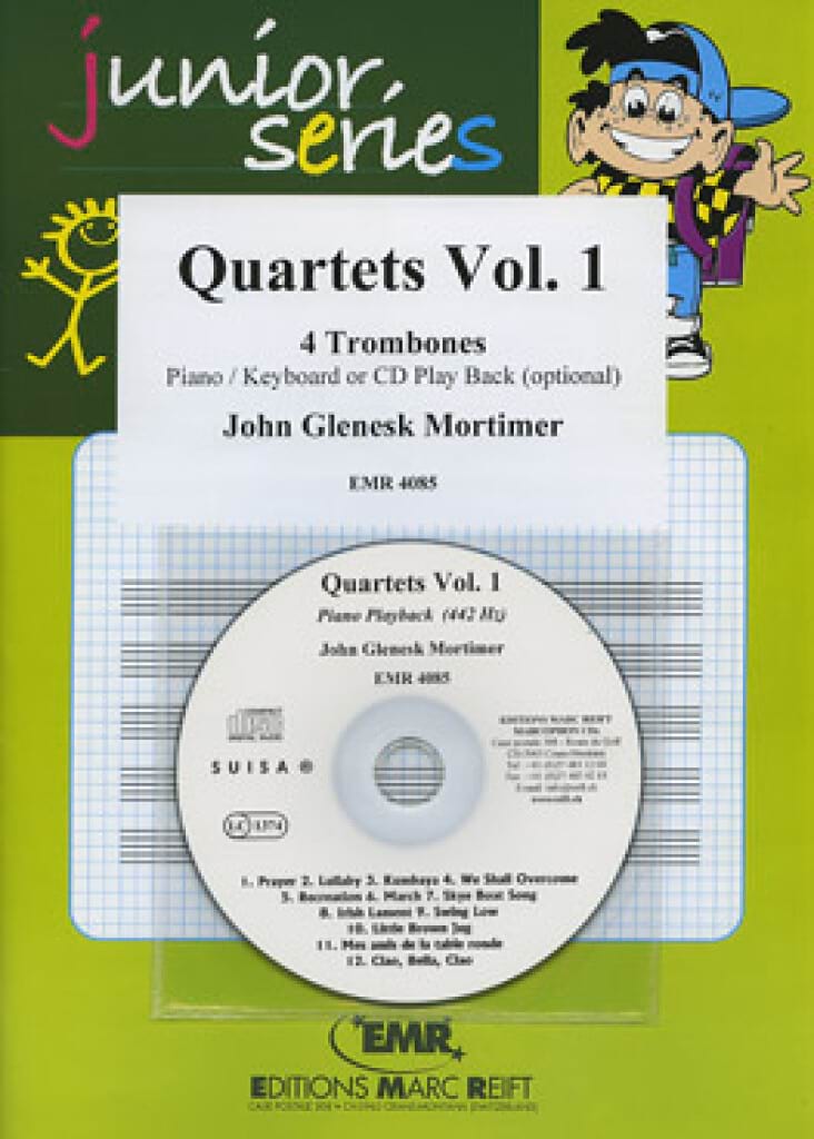 Quartets Volume 1 Glenesk Mortimer John Partition Trombone