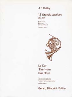 12 Grands Caprices Opus 32 Jacques-Francois Gallay Partition Cor