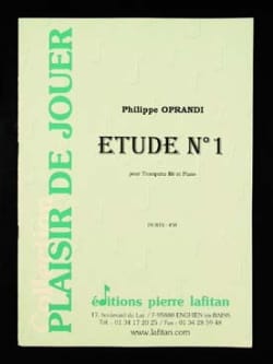 Etude N° 1 Philippe Oprandi Partition Trompette