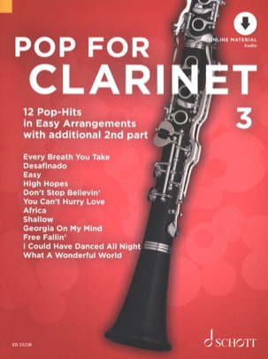 Pop For Clarinet - Volume 3 Partition Clarinette