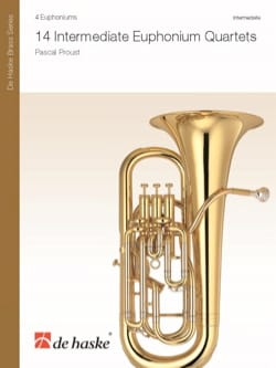 14 Intermediate Euphonium Quartets Pascal Proust Partition Tuba