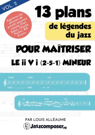 13 Plans de Légende du Jazz (Volume 2) Louis Alléaume Livre Jazz