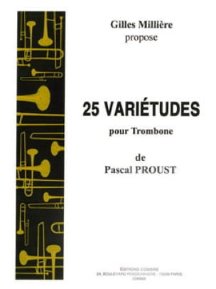 25 Variétudes - Trombone Pascal Proust Partition Trombone