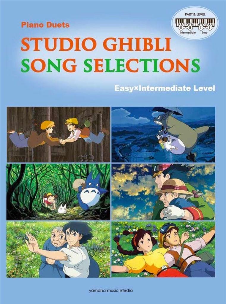 Studio Ghibli Song Selection for Piano Duet - Joe Hisaishi - Partition
