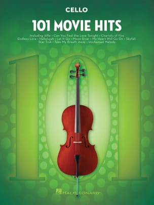 101 Movie Hits - Violoncelle Partition Violoncelle