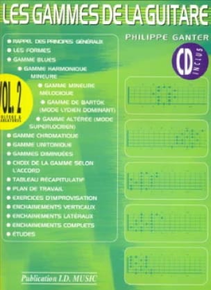 Les Gammes de la Guitare - Volume 2 Philippe Ganter Partition Guitare