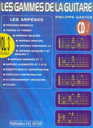 Les Gammes de la Guitare - Volume 3 Philippe Ganter Partition Guitare