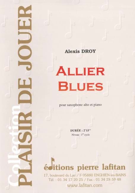 Allier Blues Alexis Droy Partition