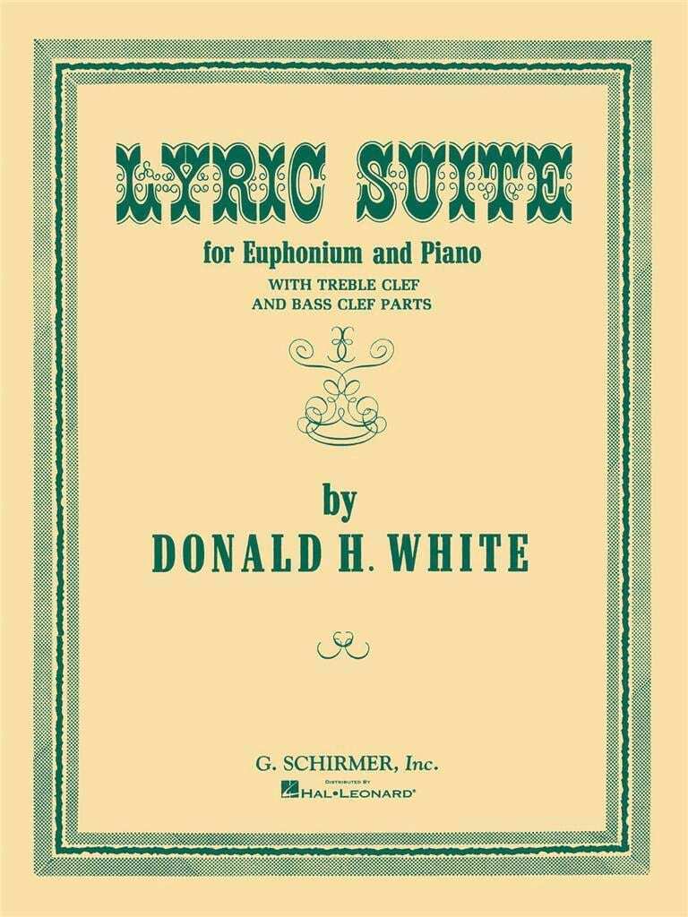 Lyric Suite Donald H. White Partition Tuba