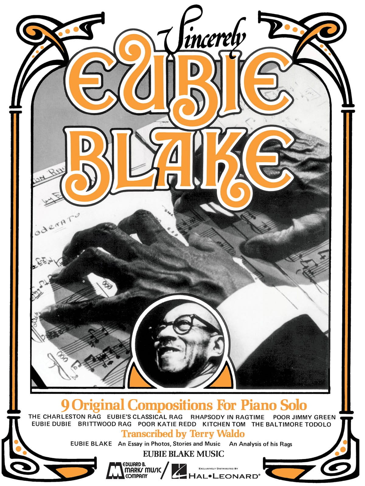 Sincerely Eubie Blake Eubie Blake Partition Jazz