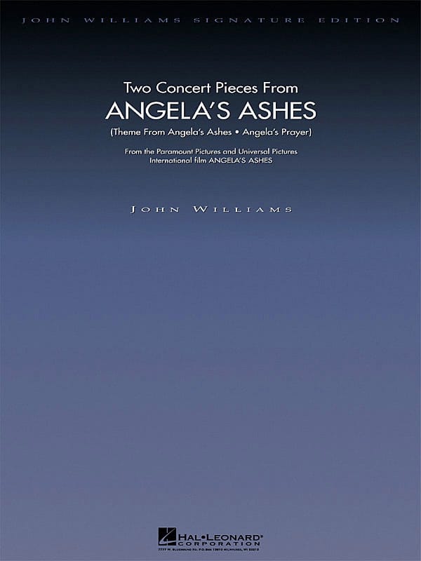 Two Concert Pieces from Angela's Ashes - John Williams - Partition