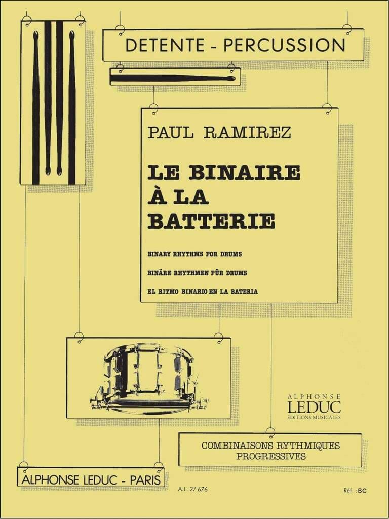 Binaire à la Batterie Paul Ramirez Partition Batterie