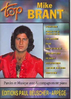 Top Mike Brant Mike Brant Partition Chanson française
