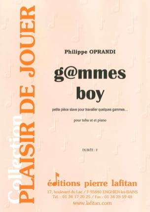 G@mmes Boy Philippe Oprandi Partition Tuba