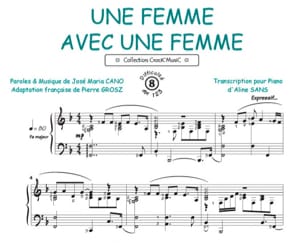 Une Femme Avec Une Femme Mecano Partition Chanson française